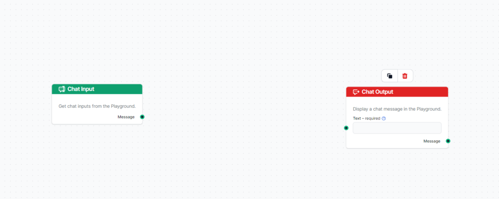 FlowHunt's chat input and output components