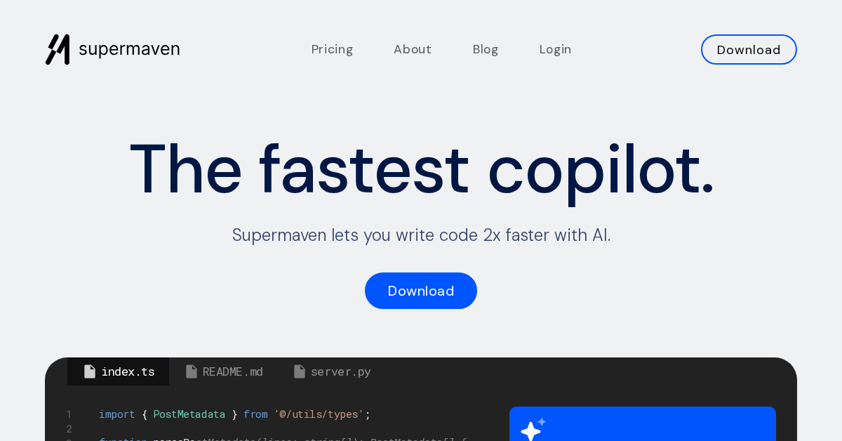 SuperMaven Review: AI Code Completion