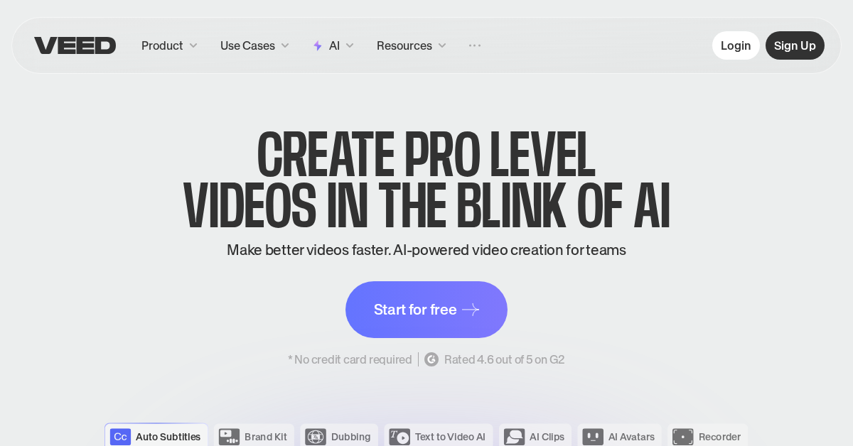 Veed.io Review: AI Video Editor